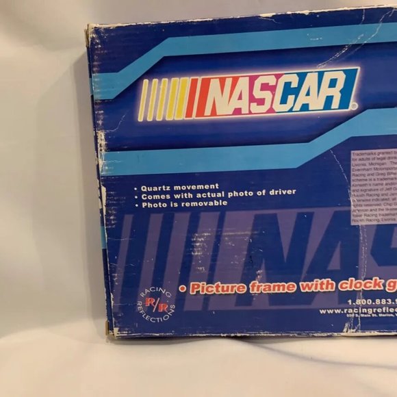 NASCAR #20 Tony Stewart Picture Frame & Clock Gift Set 9.5" x 15" UNTESTED - Picture 8 of 16